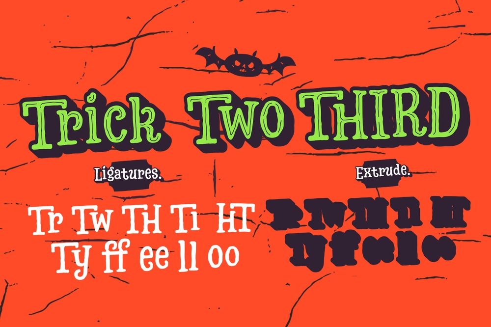 Пример шрифта Hatter Halloween #5